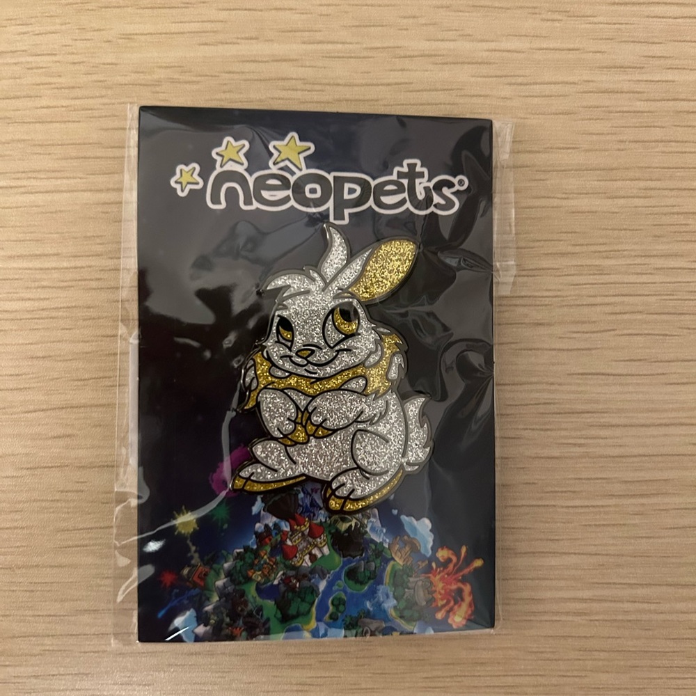 Neopets cybunny wyp pin